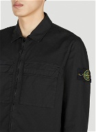 Stone Island - Compass Patch Overshirt in Black