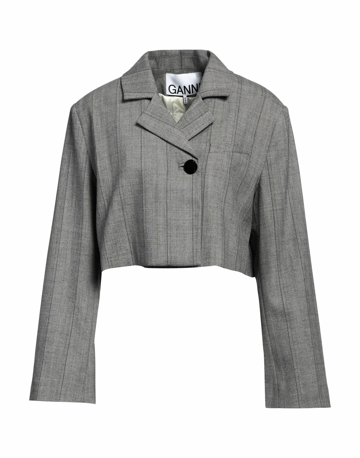 Ganni Womens Jacket in Grey