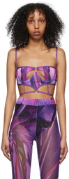 DIDU Pink Polyester Bra