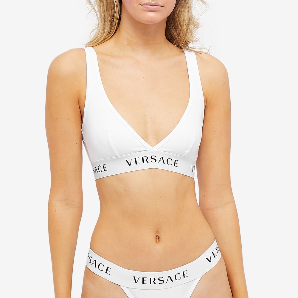 Versace White Bra & Panties