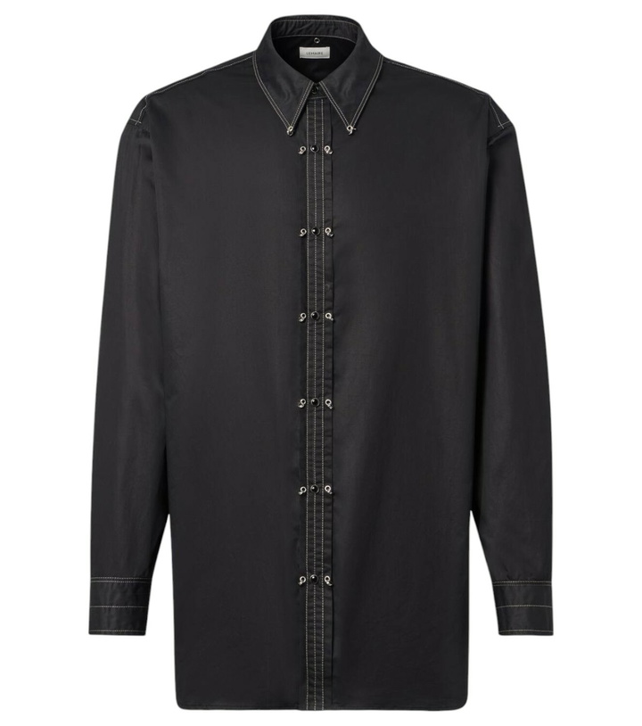 Photo: Lemaire Embellished cotton satin shirt