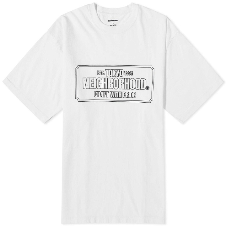 Photo: Neighborhood Men's SS-1 T-Shirt in White
