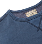 Polo Ralph Lauren - Garment-Dyed Fleece-Back Cotton-Blend Jersey Sweatshirt - Blue