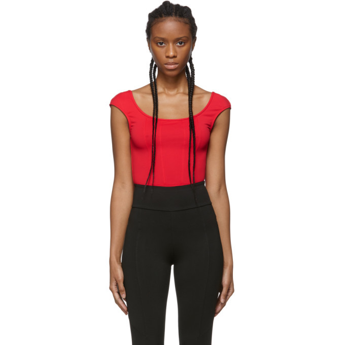 Photo: Ernest Leoty Red Agathe Bodysuit