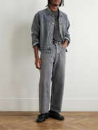 A.PRESSE - Cotton and Cashmere-Blend Jersey T-Shirt - Gray
