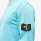 Stone Island Men's Soft Cotton Crew Neck Knit in Turquoise