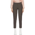Won Hundred Brown Check Elissa Trousers