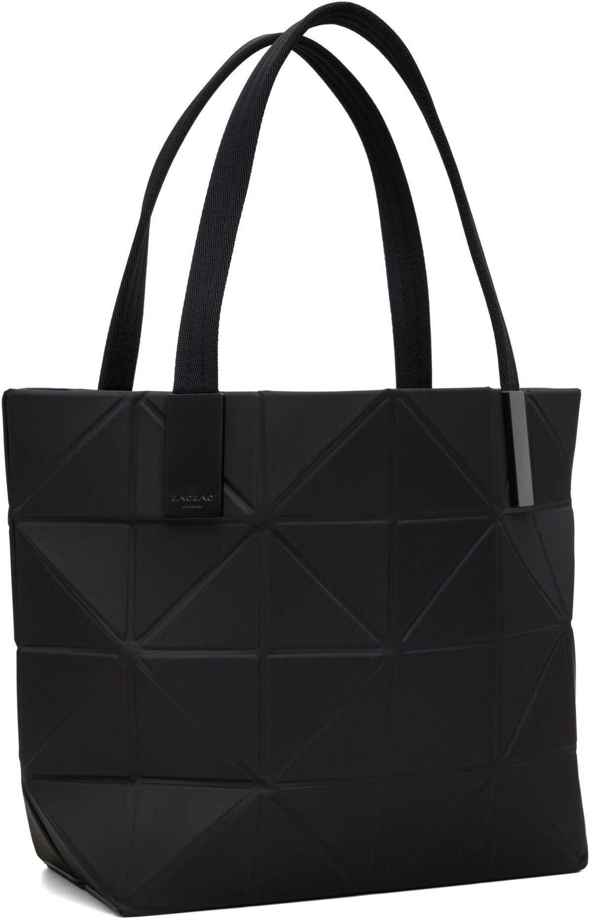 BAO BAO ISSEY MIYAKE Black Track Tote