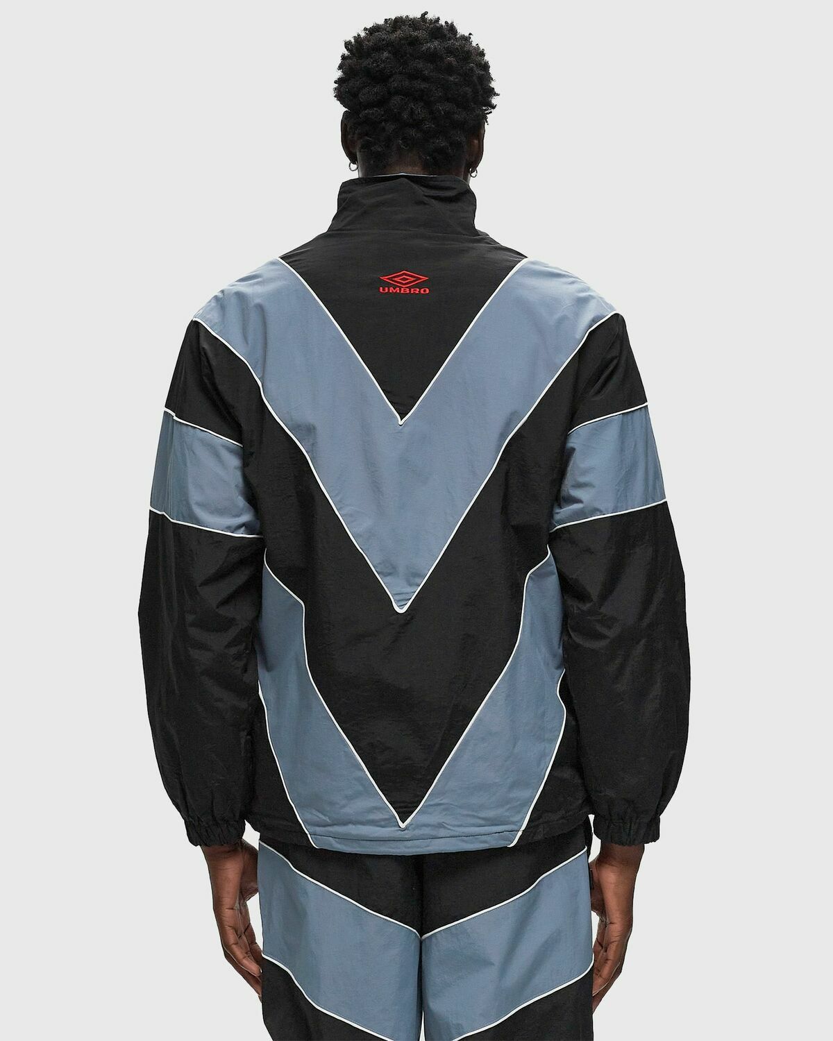 Butter Goods X Umbro Diamond Tracksuit Jacket Black/Grey Track