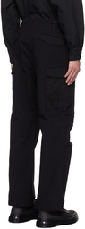 nanamica Black Pleated Cargo Pants