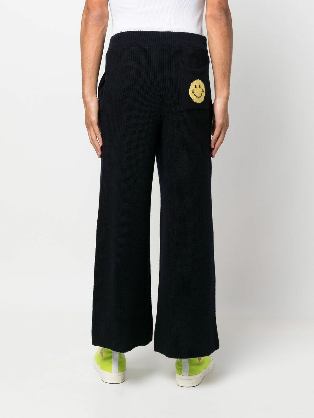 JOSHUA SANDERS - Merino Wool Wide Leg Trousers