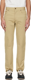 Burberry Beige Logo Patch Jeans