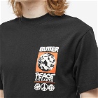 Butter Goods Men's Peace On Earth T-Shirt in Black