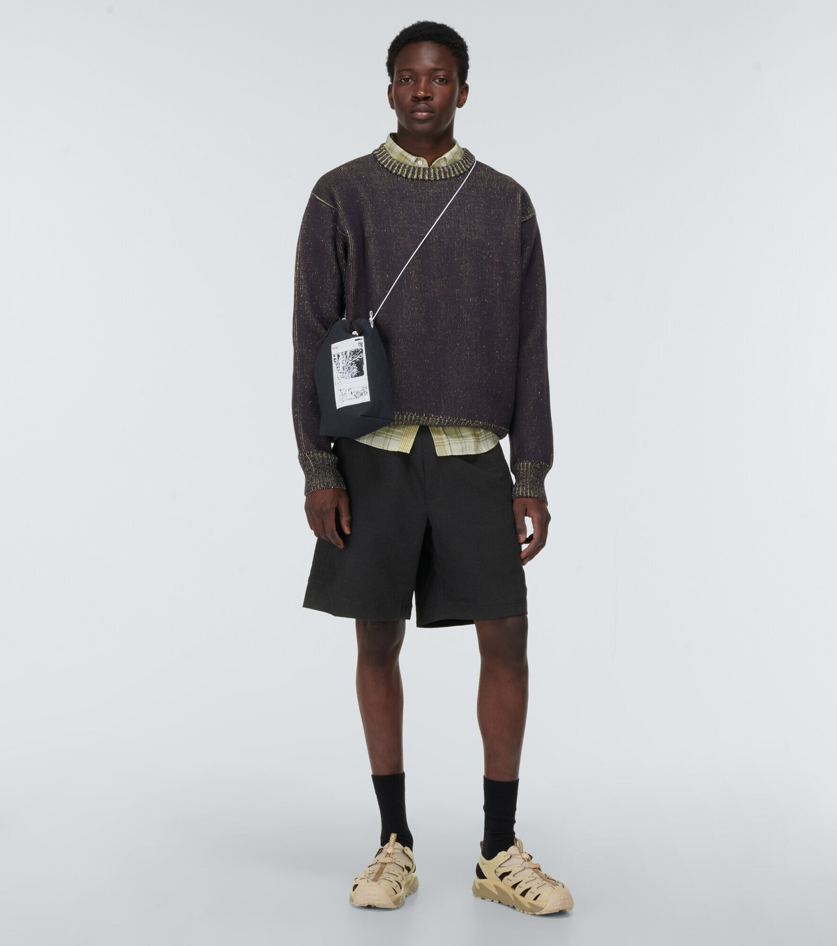 GR10K - Aimless cotton-blend sweater