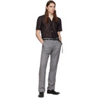 Missoni Blue Check Linen Trousers