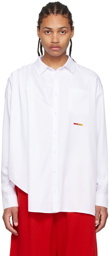Reebok by Pyer Moss White Polyester Shirt