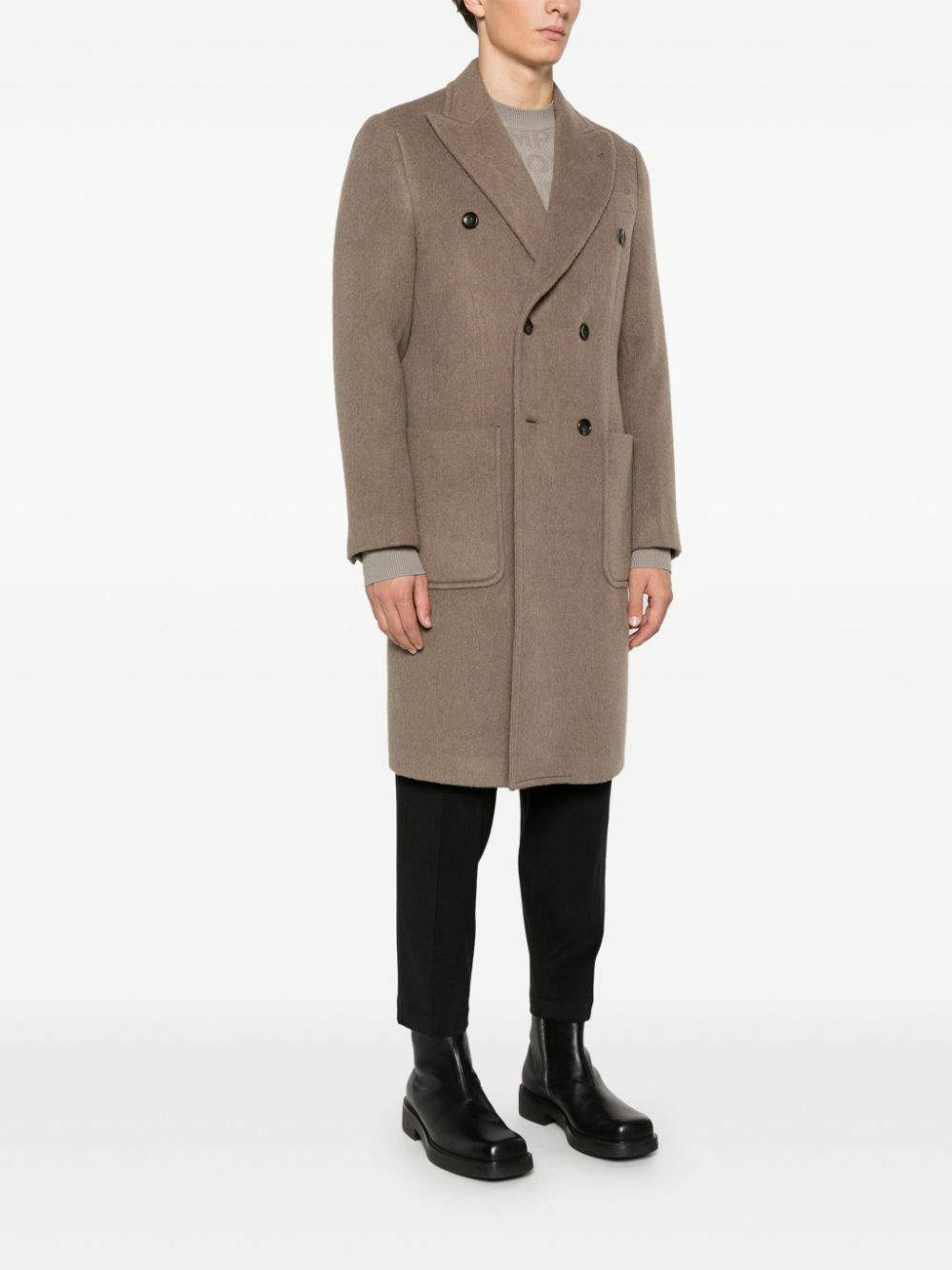 EMPORIO ARMANI - Wool Coat mens Emporio Armani