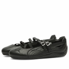 Puma Women's Speedcat Ballet Croc Sneaker in Puma Black/Cool Dark Gray