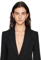 Givenchy Silver Lock Earrings
