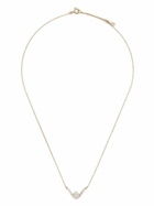 Mizuki 14K Gold Diamond And Pearl Necklace