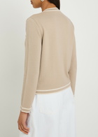 Tory Burch Kendra Wool Cardigan Grey