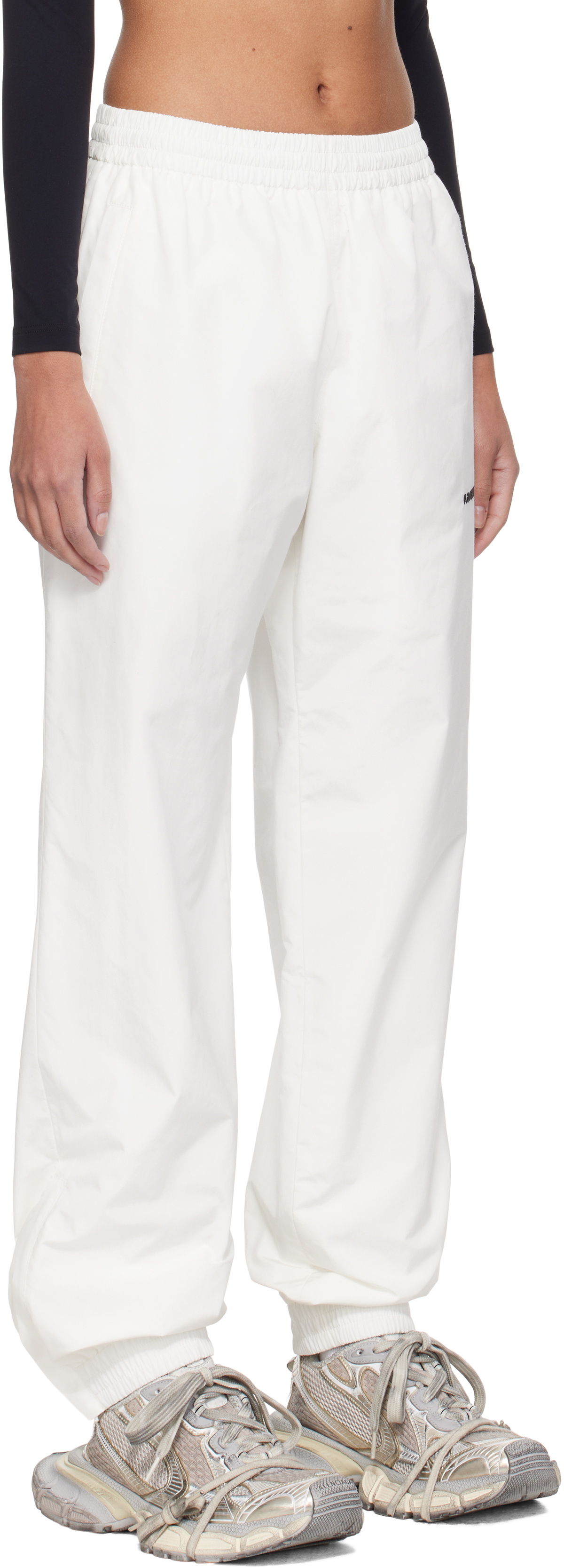 Balenciaga White Tracksuit Lounge Pants