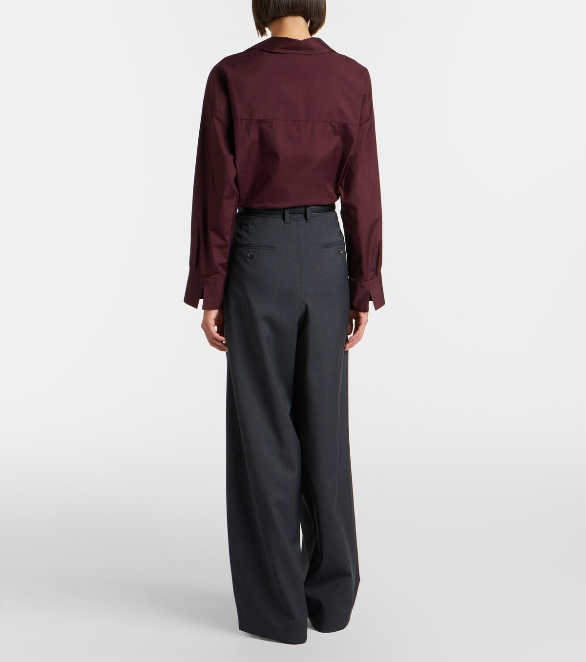 'S Max Mara Wool wide-leg pants