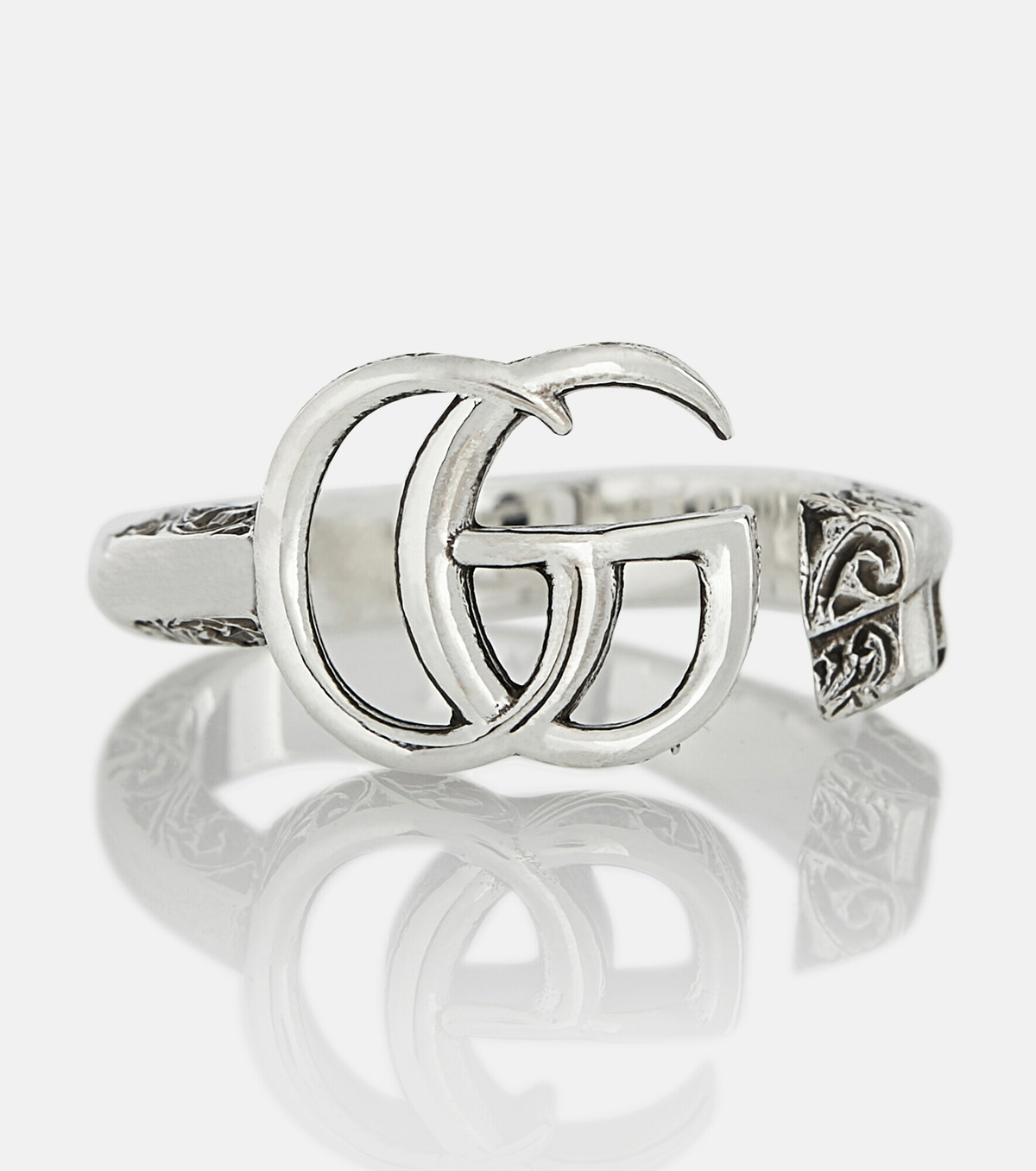 Gucci - Double G sterling silver ring