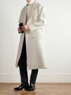 TOM FORD - Double-Breasted Cashmere Coat - White