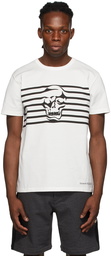 Alexander McQueen White Breton Skull T-Shirt