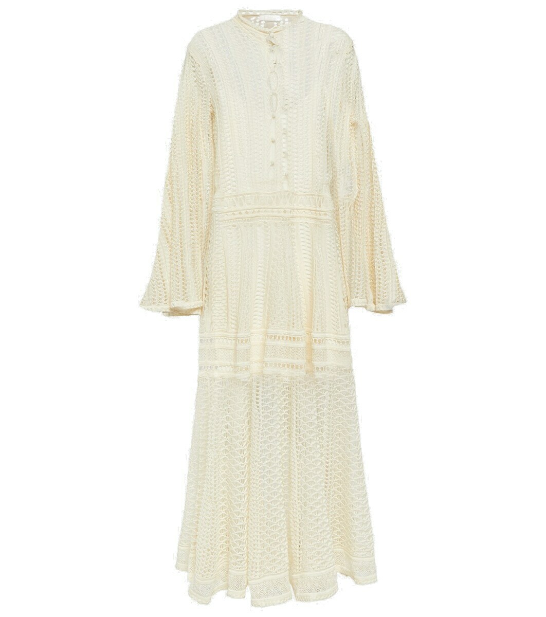 Chloe – Casual V-Neck Maxi Dress with Lace Detail