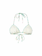 MC2 Saint Barth Woman Betsy Classic Triangle Beach Top Sagittarius | Made With Liberty Fabric