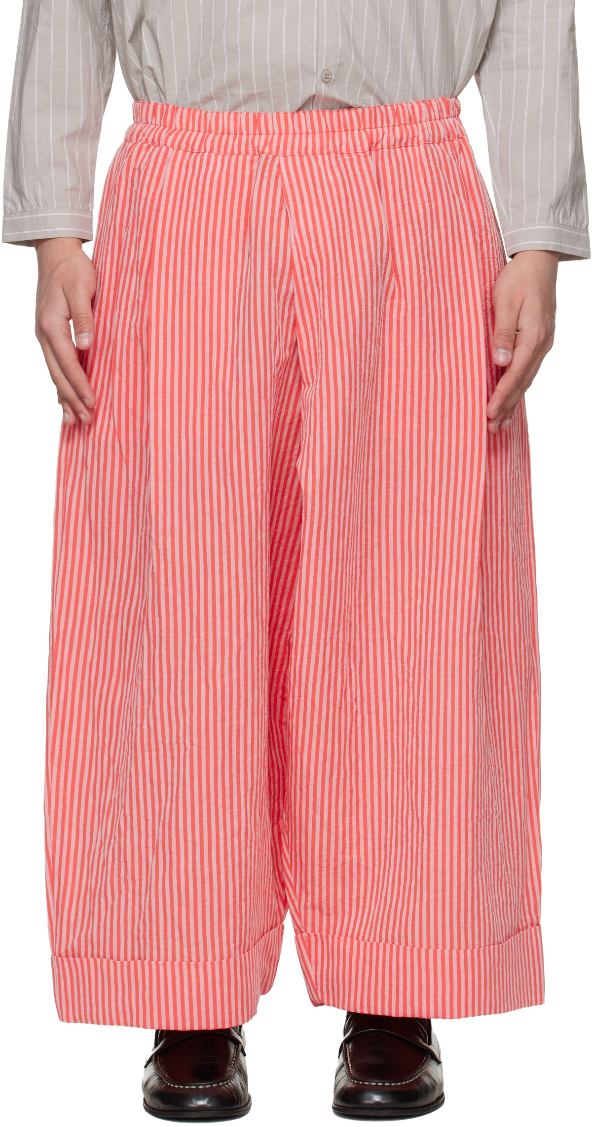 Toogood Red & Pink 'The Baker' Trousers