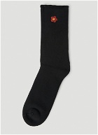 Flower Socks in Black