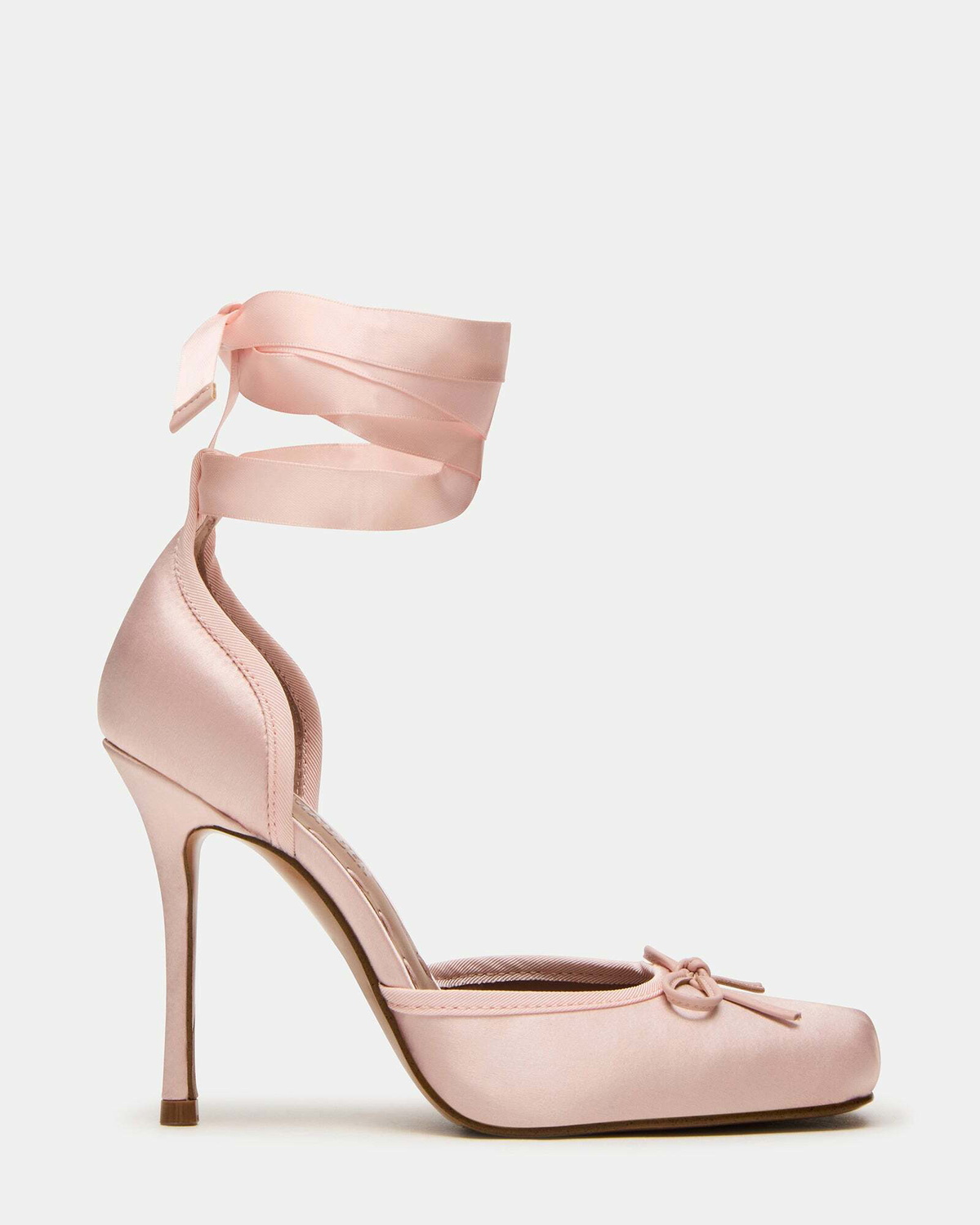 Steve Madden Larina Heels in Blush Satin