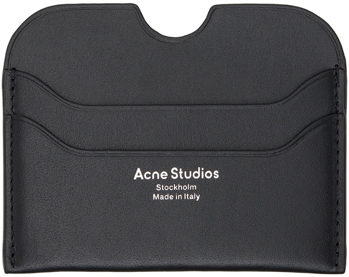Photo: Acne Studios Black Leather Cardholder
