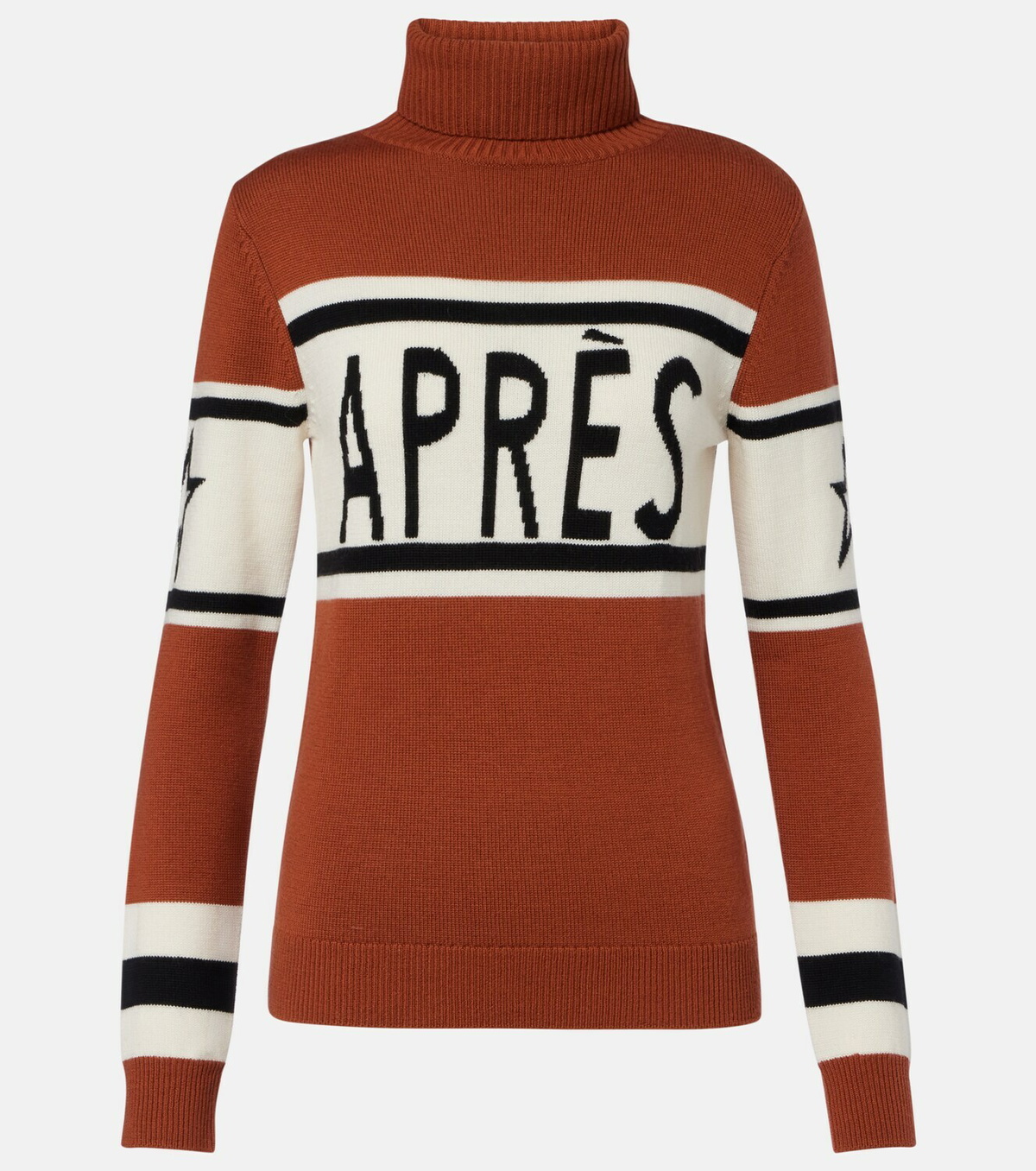 Perfect Moment Schild intarsia wool turtleneck sweater