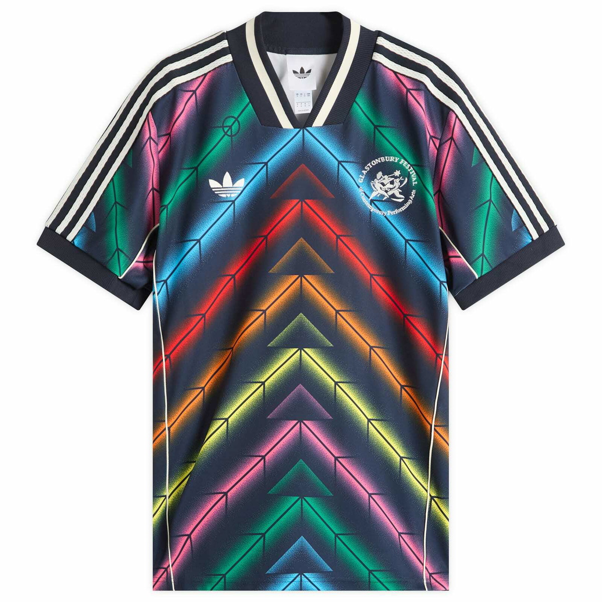 Adidas x Glastonbury Festival Football Jersey Top in Multi