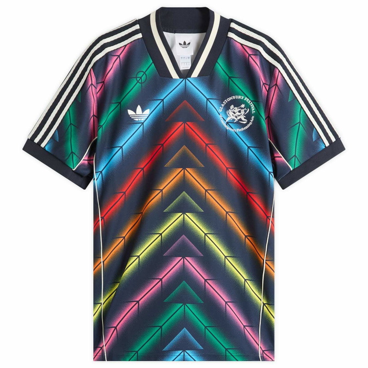 Photo: Adidas x Glastonbury Festival Football Jersey Top in Multi