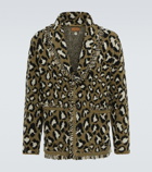 Alanui - Leopard jacquard-knitted cardigan