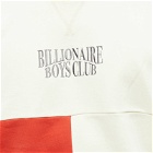 Billionaire Boys Club Men's Cut & Sew Panelled Crew Sweat in Cream