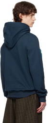 Lanvin Navy Curb Lace Hoodie