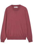 Brunello Cucinelli Fine-knit Cotton T-shirt Coral