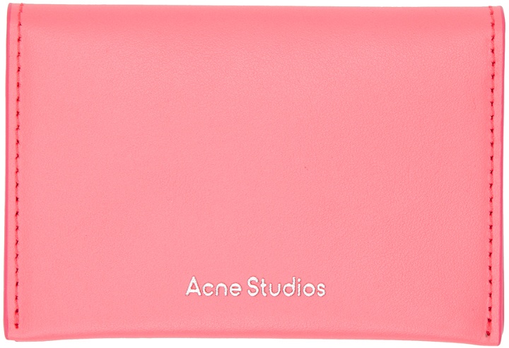 Photo: Acne Studios Pink Folded Card Holder