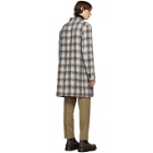 Etro Grey Semi-Traditional Regular Fit Coat