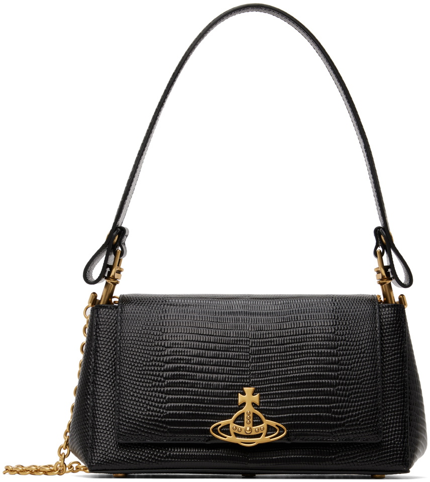 Vivienne Westwood Black Medium Hazel Bag Vivienne Westwood