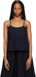 Comme des Garçons Comme des Garçons Navy Peplum Camisole