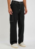 True Religion Straight-leg Twill Cargo Trousers Black