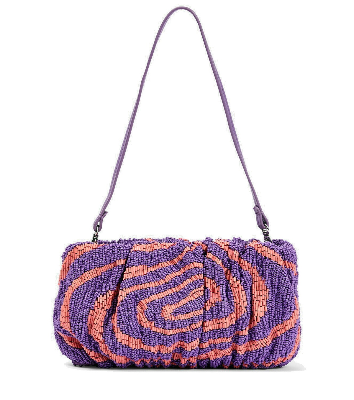 【関税込み】 Beaded Shoulder Bag - Staud - Synthetic - Staud Tommy beaded shoulder bag Staud