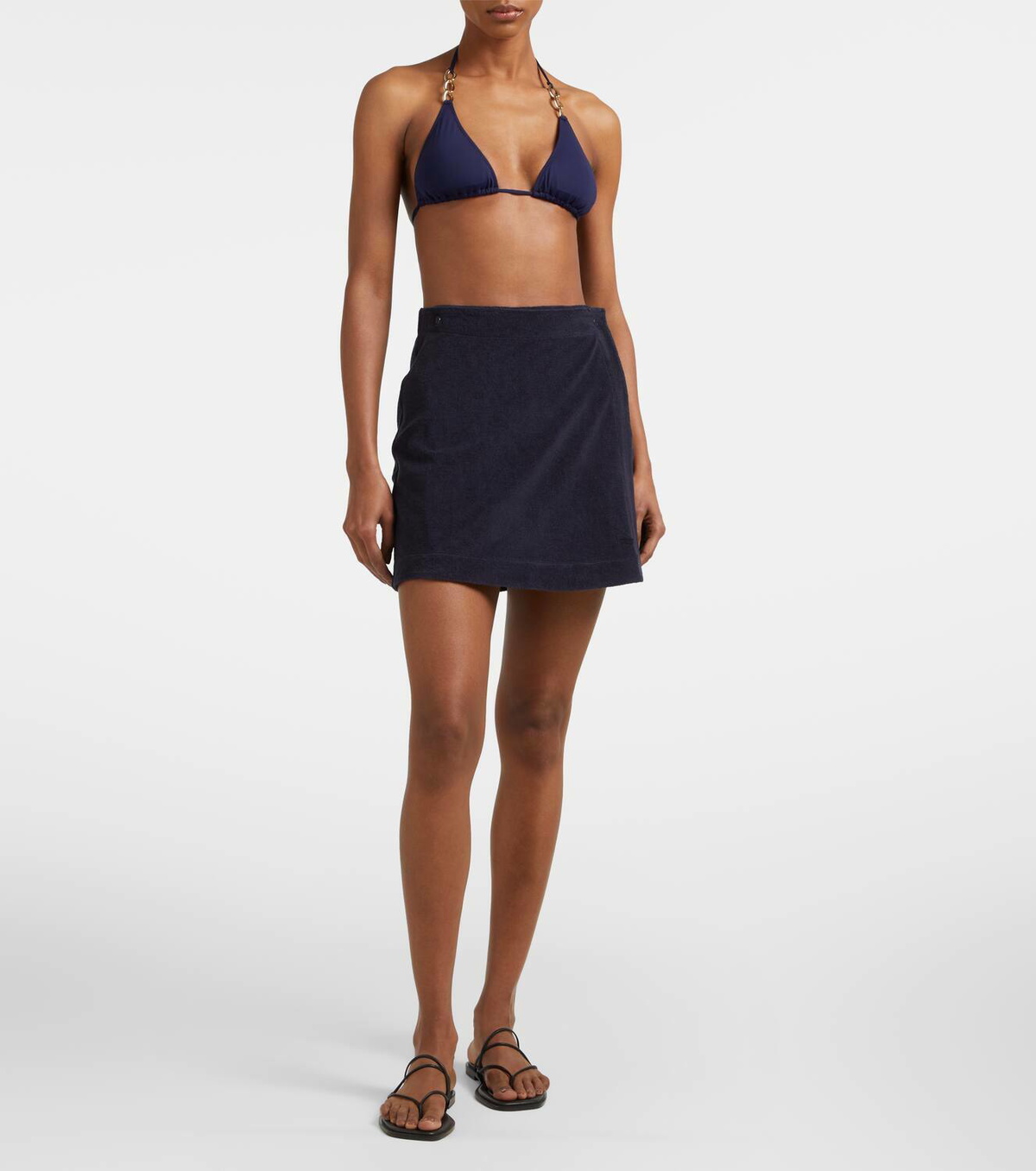 Eres Spa cotton terry wrap skirt